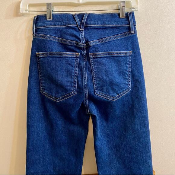 Veronica Beard Carson Ankle Flare High Rise Jeans Women’s Size 24 Made in USA - Picture 13 of 16
